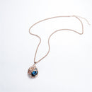 Fancy Crystal Pendant Water Drop Pendant Sweater Clothing Chain Necklace