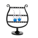 3pcs Black Acrylic Earring Drop Holder Jewelry Organizer Stand Display Rack