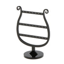 3pcs Black Acrylic Earring Drop Holder Jewelry Organizer Stand Display Rack