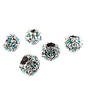 5pcs Big Hole Crystal Charms Beads Big For Jewelry Making Beads Fit Bracelet