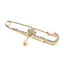 Hijab Large Strong Safety Pins with Pearl Tassel for Women Men's Clothing