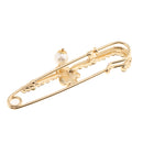 Hijab Large Strong Safety Pins with Pearl Tassel for Women Men's Clothing