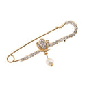 Hijab Large Strong Safety Pins with Pearl Tassel for Women Men's Clothing