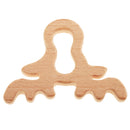 Handmade Natural Wooden Deer Elk Head Shape Baby Teether Teething Toy Shower