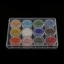 3600pcs Multicolor 2mm Loose Beads Glass Seed Beads for DIY Bracelets,Necklaces Jewelry Making Box Kit