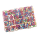 590 Pieces Acrylic DIY Jewelry Creative Kit Jewelry Finding for Kids Necklace Earings Bracelet Making
