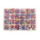 590 Pieces Acrylic DIY Jewelry Creative Kit Jewelry Finding for Kids Necklace Earings Bracelet Making