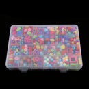 590 Pieces Acrylic DIY Jewelry Creative Kit Jewelry Finding for Kids Necklace Earings Bracelet Making