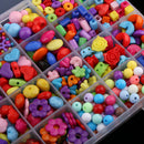590 Pieces Acrylic DIY Jewelry Creative Kit Jewelry Finding for Kids Necklace Earings Bracelet Making