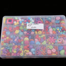 590 Pieces Acrylic DIY Jewelry Creative Kit Jewelry Finding for Kids Necklace Earings Bracelet Making