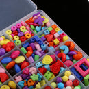 590 Pieces Acrylic DIY Jewelry Creative Kit Jewelry Finding for Kids Necklace Earings Bracelet Making