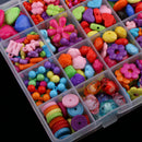 590 Pieces Acrylic DIY Jewelry Creative Kit Jewelry Finding for Kids Necklace Earings Bracelet Making