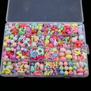 590pcs Bulk Acrylic Beads Kids Creative Kit Making Necklace Bracelet Toys