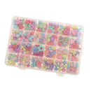 590pcs Bulk Acrylic Beads Kids Creative Kit Making Necklace Bracelet Toys