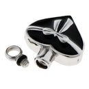 Novelty Bowknot Heart Shape Stainless Steel Cremation Keepsake Urn Pendant Jewelry