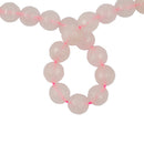 8mm Pink Faceted Round Quartz Gemstone Loose Spacer Beads 15'' Strand Craft for Jewelry Making