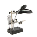 2.5X 7.5X 10X LED Magnifier Desk Lamp for Hobby Crafts Inspection Reading