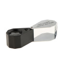 Folding Pocket Magnifier Jewelry Magnifier With LED Lights Loupe Magnifying