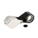 Folding Pocket Magnifier Jewelry Magnifier With LED Lights Loupe Magnifying