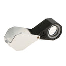 Folding Pocket Magnifier Jewelry Magnifier With LED Lights Loupe Magnifying