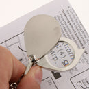 Pocket Folding Jewellery Magnifier 15X Magnifying Eye Glass Lens Keychain
