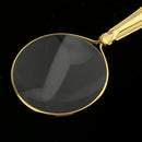 Handheld 5X Jewelry Magnifier Magnifying Glass LensLoupe Reading Tools Gold