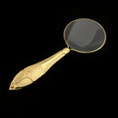 Handheld 5X Jewelry Magnifier Magnifying Glass LensLoupe Reading Tools Gold