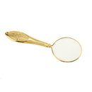 Handheld 5X Jewelry Magnifier Magnifying Glass LensLoupe Reading Tools Gold