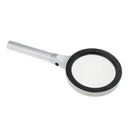 Handheld 12 LED Lighted 5X 10X Magnifier Magnifying Glass for Reading Stamp Collection