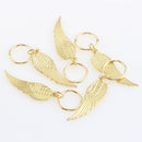 50pcs Hair Ring Braid Rings Hair Loops Clips 8Styles Accessories - Alloy Feather Shell Snowflake Star Leaf Loops Tortoise Cross