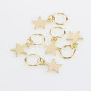 84pcs Hip hop Metal Assorted Style Dreadlock Shell Leaf Hair Braid Rings Pendants Pin Loops Headband Hair Accessories