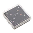 10Pcs Per Box Nose Stud Ring Glitter Rhinestone Butterfly Shaped Stainless Steel EAR Piercing Indian Style for Women