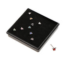 10Pcs Per Box Nose Stud Ring Glitter Rhinestone Butterfly Shaped Stainless Steel EAR Piercing Indian Style for Women