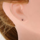 10Pcs Per Box Nose Stud Ring Glitter Rhinestone Butterfly Shaped Stainless Steel EAR Piercing Indian Style for Women