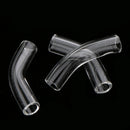 10 Pieces Mini Clear Glass Curved Tube Vial Pendant Bottle DIY Charm Pendant