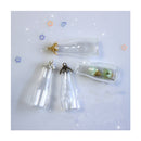 10 Pieces Clear Mini Floating Glass Bottle Wish Charm Pendant Jewelry Making