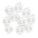 10 Piece 18mm Clear Mini Bulb Glass Bottle Wish Charm Pendant Jewelry Making
