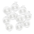 10 Piece 18mm Clear Mini Bulb Glass Bottle Wish Charm Pendant Jewelry Making