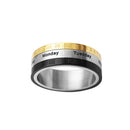 Novelty Calendar Charm Classic Turnable Roman Arabic Number Date Ring US13