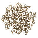 100 Pieces Lobster Claw Clasp Jewelry DIY Makings Findings Supplies 12mm