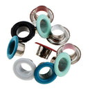 100Pcs Mixed Colored Copper Hollow Rivet for DIY Leather Shoes Bag Bracelet Stud