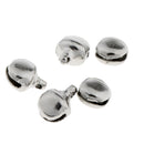100Pcs 8mm Silver Plated Jingle Bells Hanging DIY Jewelry Making Handcrafts