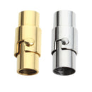 2 Sets Leather Cord End Magnetic Clasp With Locking Mechanism Fit 8mm Cord
