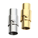 2 Sets Leather Cord End Magnetic Clasp With Locking Mechanism Fit 8mm Cord
