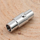 2 Sets Leather Cord End Magnetic Clasp With Locking Mechanism Fit 8mm Cord