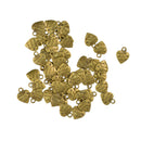 50 Pieces Vintage Made With Love Heart Charms Pendants For Jewelry DIY Making Craft