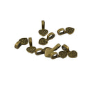 100pcs Glue on Bails For Pendants Heart Shape Charms Beads Jewlery Making