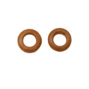 100pcs 13mm Small Wooden Rings Unfinished Wood Toss Rings Hoops DIY Crafts