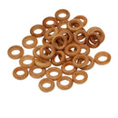100pcs 13mm Small Wooden Rings Unfinished Wood Toss Rings Hoops DIY Crafts