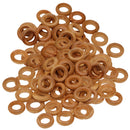 100pcs 13mm Small Wooden Rings Unfinished Wood Toss Rings Hoops DIY Crafts